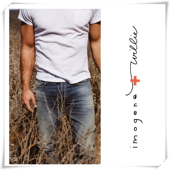 IMOGENE and Willie Barton Slim Jeans Button Fry - Picture 1 of 8